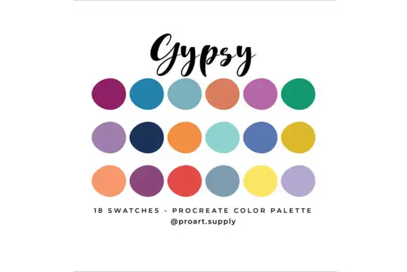 Gypsy Procreate Color Palette