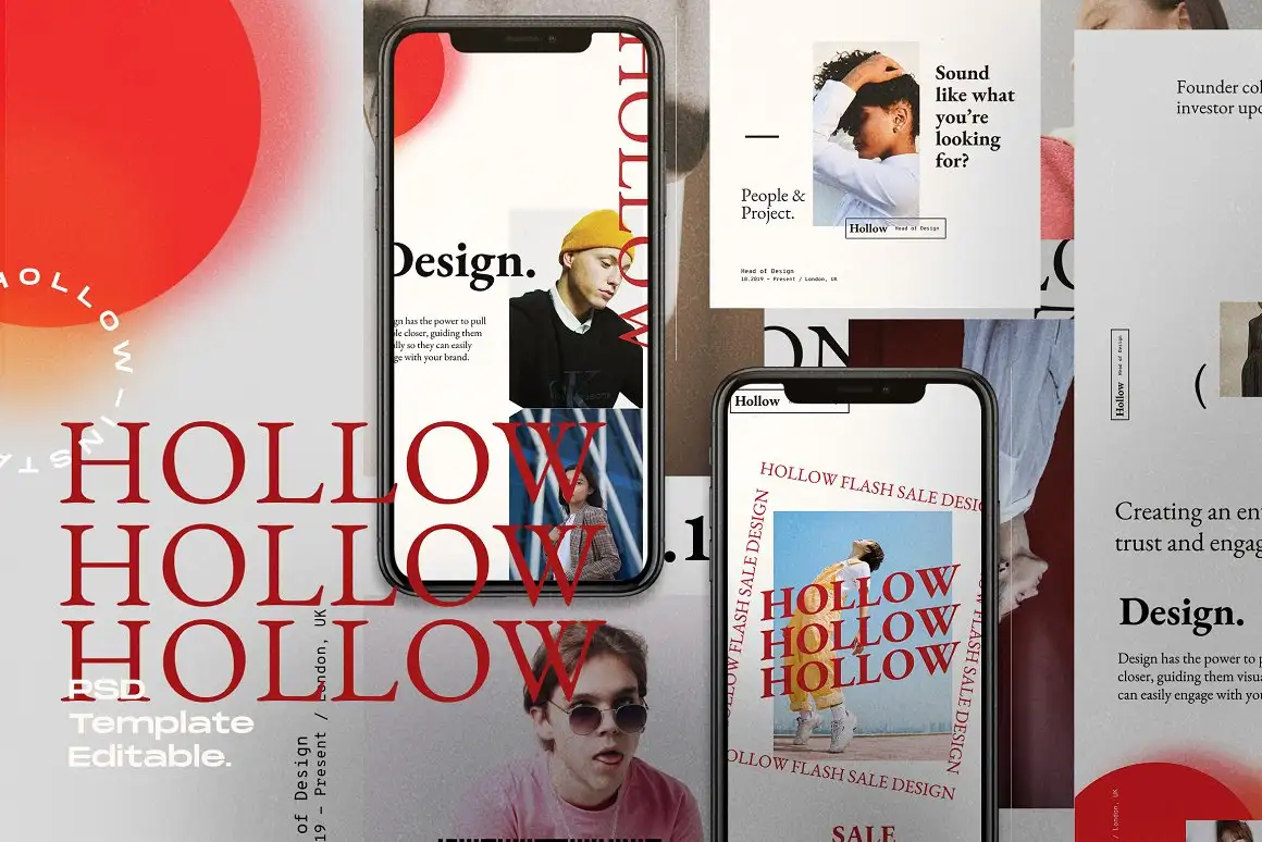 HOLLOW - Social Media Template by dirtytemp