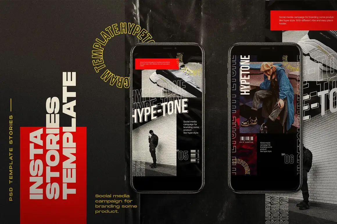 HYPE=TONE - Instagram Post & Stories by dirtytemp