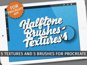 halftone textures brushes procreate (6) 31326