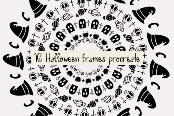 Halloween Doodle Frame