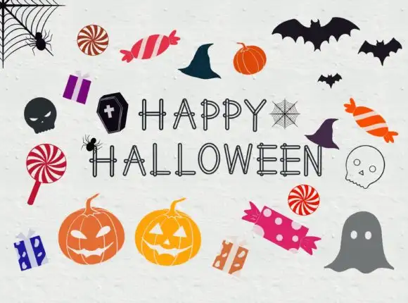 Halloween Party Brush Stamps Procreate