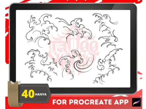 Hanya Mask Japanese Tattoo Brush Stamp 8 hanya mask japanese tattoo brush stamp graphics 25943330 6 580x435 21037