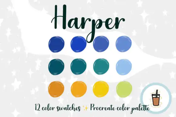 Harper Procreate Palette