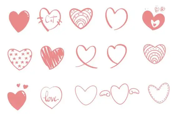 Hearts Procreate Brush Stamps 4 hearts procreate brush stamps graphics 11621062 4 580x387 14867
