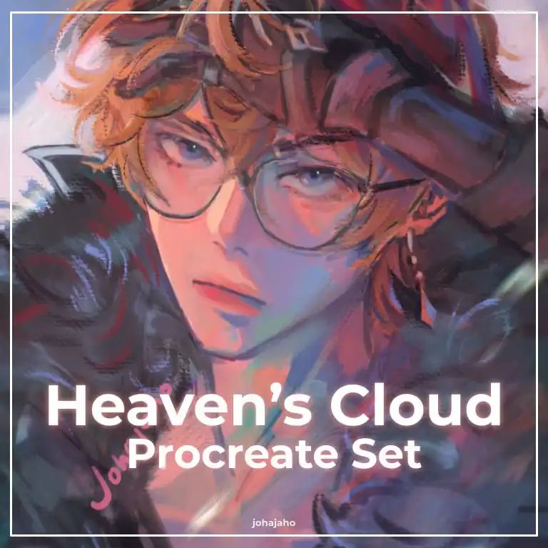 Heaven's Cloud - Brushes and Color Palette for Procreate 3 heaven's cloud brushes and color palette for procreate 34232