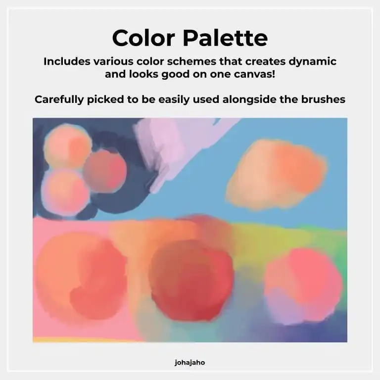 Heaven's Cloud - Brushes and Color Palette for Procreate 8 heaven's cloud brushes and color palette for procreate (5) 33702