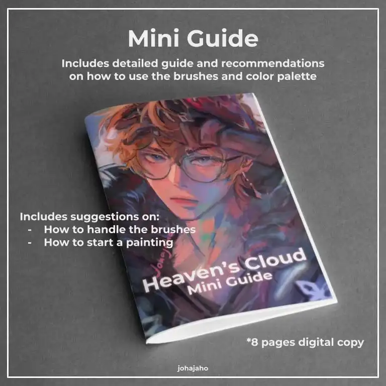 Heaven's Cloud - Brushes and Color Palette for Procreate 4 heaven's cloud brushes and color palette for procreate (7) 34149