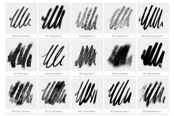 Inktober 2019 Photoshop Brushes 7 inktober 2019 photoshop brushes by artistmef 2 580x387 14949