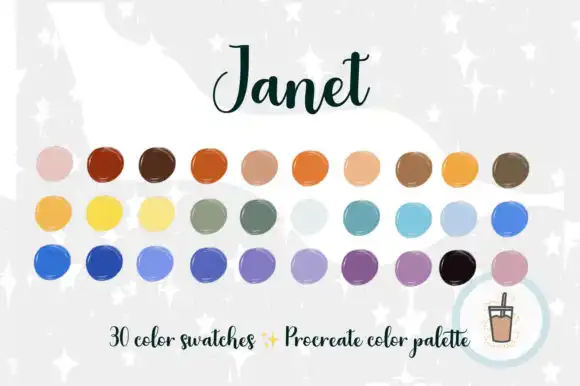 Janet Procreate Palette