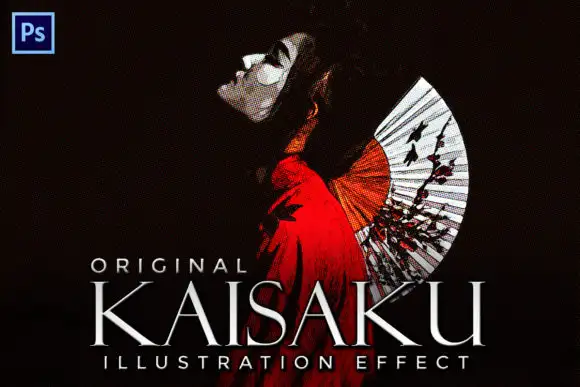 Kaisaku - a Halftone Illustration Effect