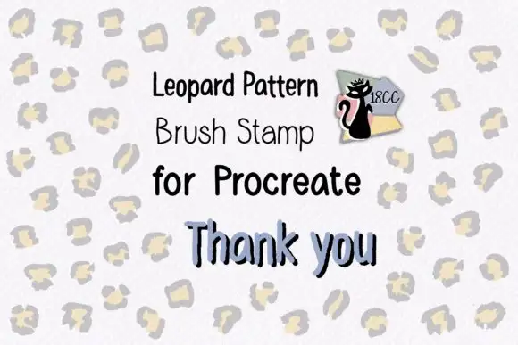 Leopard Pattern Procreate Brush Stamp 4 leopard pattern procreate brush stamp graphics 13522079 5 580x387 10630