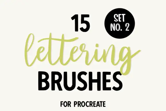 Lettering Brushes  Set NO.2