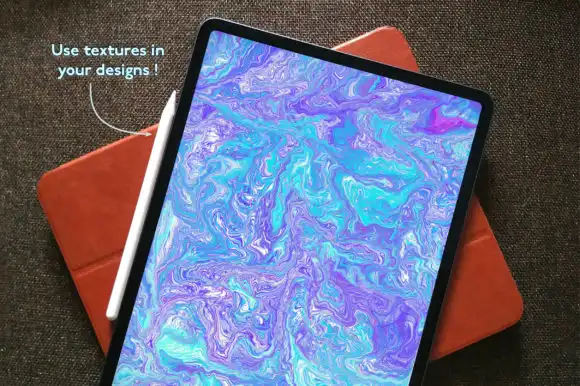 Liquid Marble Texture Brush Bundle 10 liquid marble texture brush bundle noise graphics 5050315 3 580x386 33480