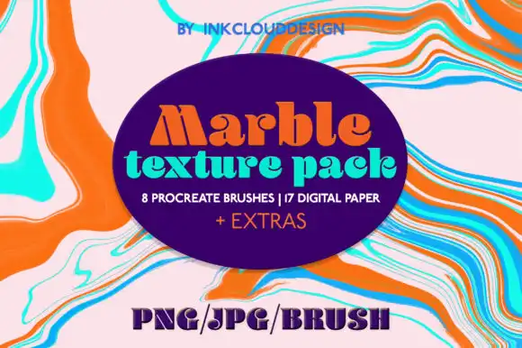 Liquid Marble Texture Brush Bundle 11 liquid marble texture brush bundle noise graphics 5050315 6 580x386 33040