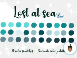 lost at sea procreate palette graphics 9276746 1 1 580x387 33952