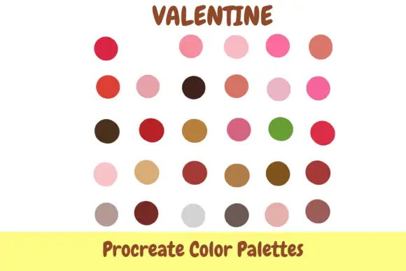 Love Color Palette Procreate Swatches 4 love color palette procreate swatches 17940