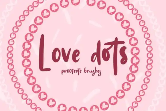 Love Dots Procreate Brushes