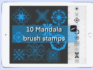 mandala brush stamps for procreate 33207