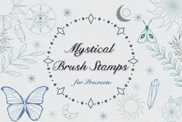 Mystical Brush Stamps for Procreate