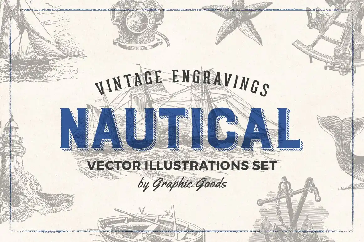 Nautical Engraving Illustrations