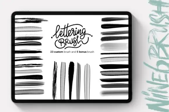 Nine 6 brush v2 Procreate brush 5 nine6brush v2 1 24240