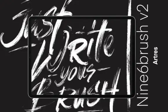 Nine 6 brush v2 Procreate brush 11 nine6brush v2 7 25556
