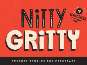 nitty gritty procreate brushes 1470663 (4) 34432