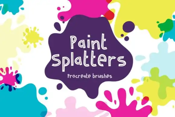 Paint Splatters Procreate Brushes