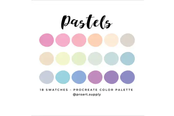 Pastel Procreate Color Palette