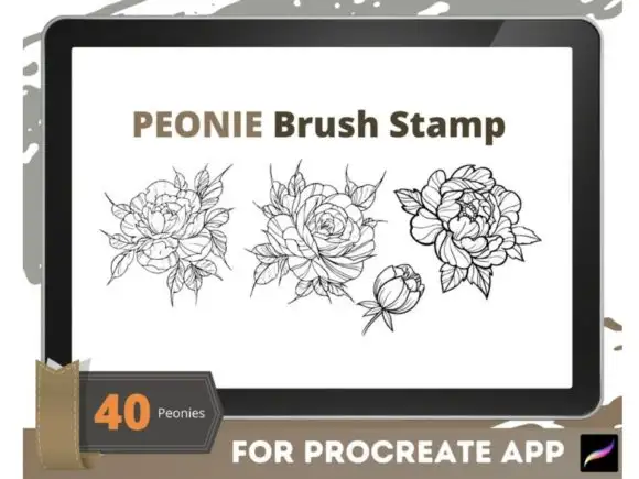 Peony Moth Brush Stamp Procreate Brushes 10 peony moth brush stamp procreate brushes graphics 25944091 8 580x435 20975