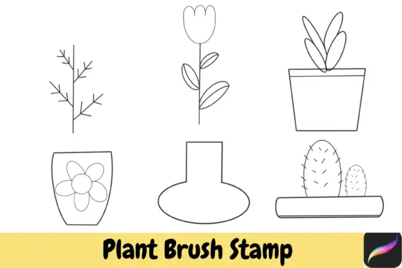 Plant Procreate Brush Stamps Color Ipad 4 plant procreate brush stamps color ipad 1 18015