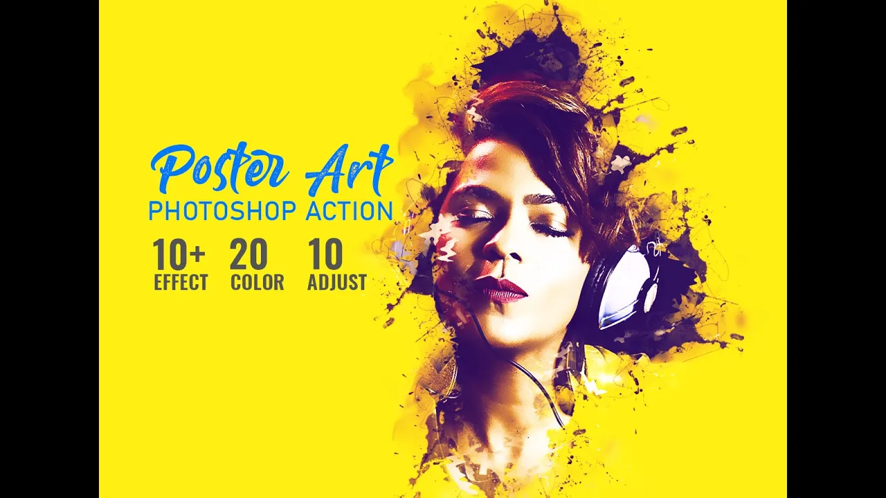 Poster Art Photoshop Action
