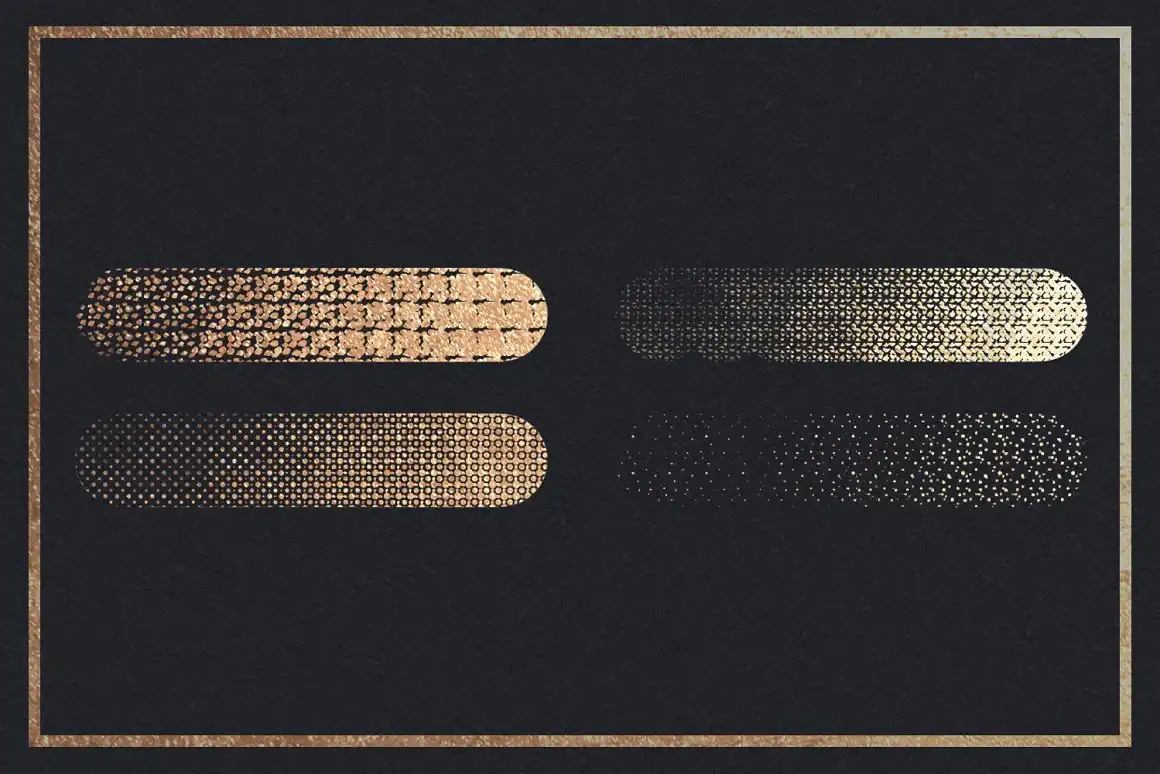 Pressure Sensitive Halftone Brushes 6 pressure sensitive halftone brushes (1) 34617