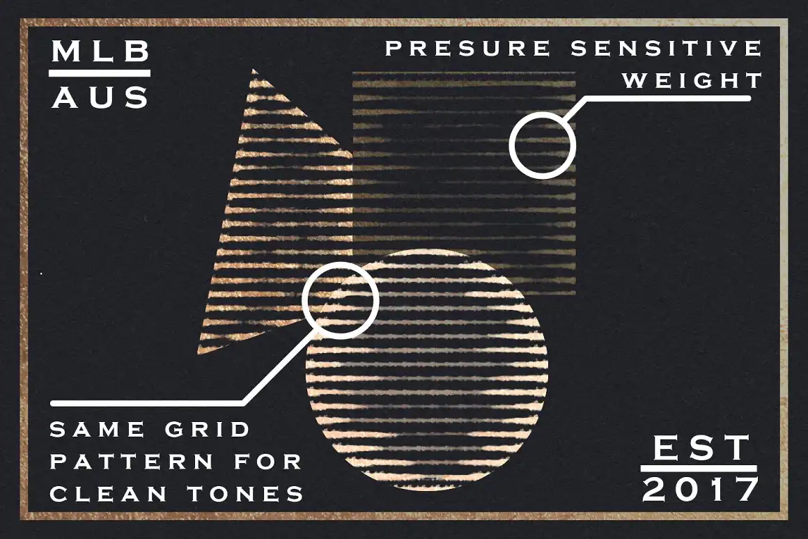 Pressure Sensitive Halftone Brushes 7 pressure sensitive halftone brushes (5) 34524