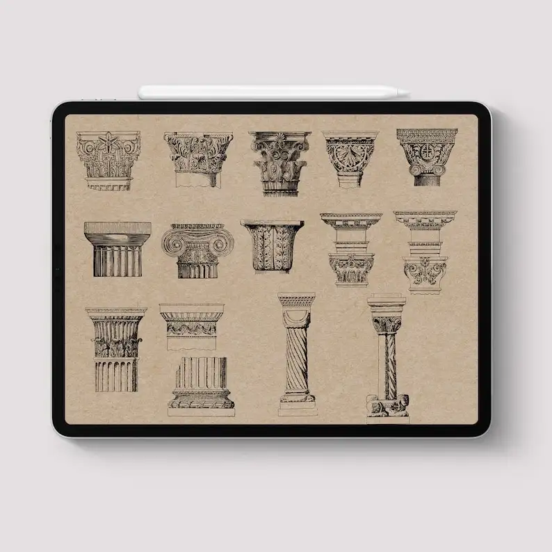 Procreate 39 Ancient Greek Stamps Tattoo 4 procreate 39 ancient greek stamps tattoo (4) 15774