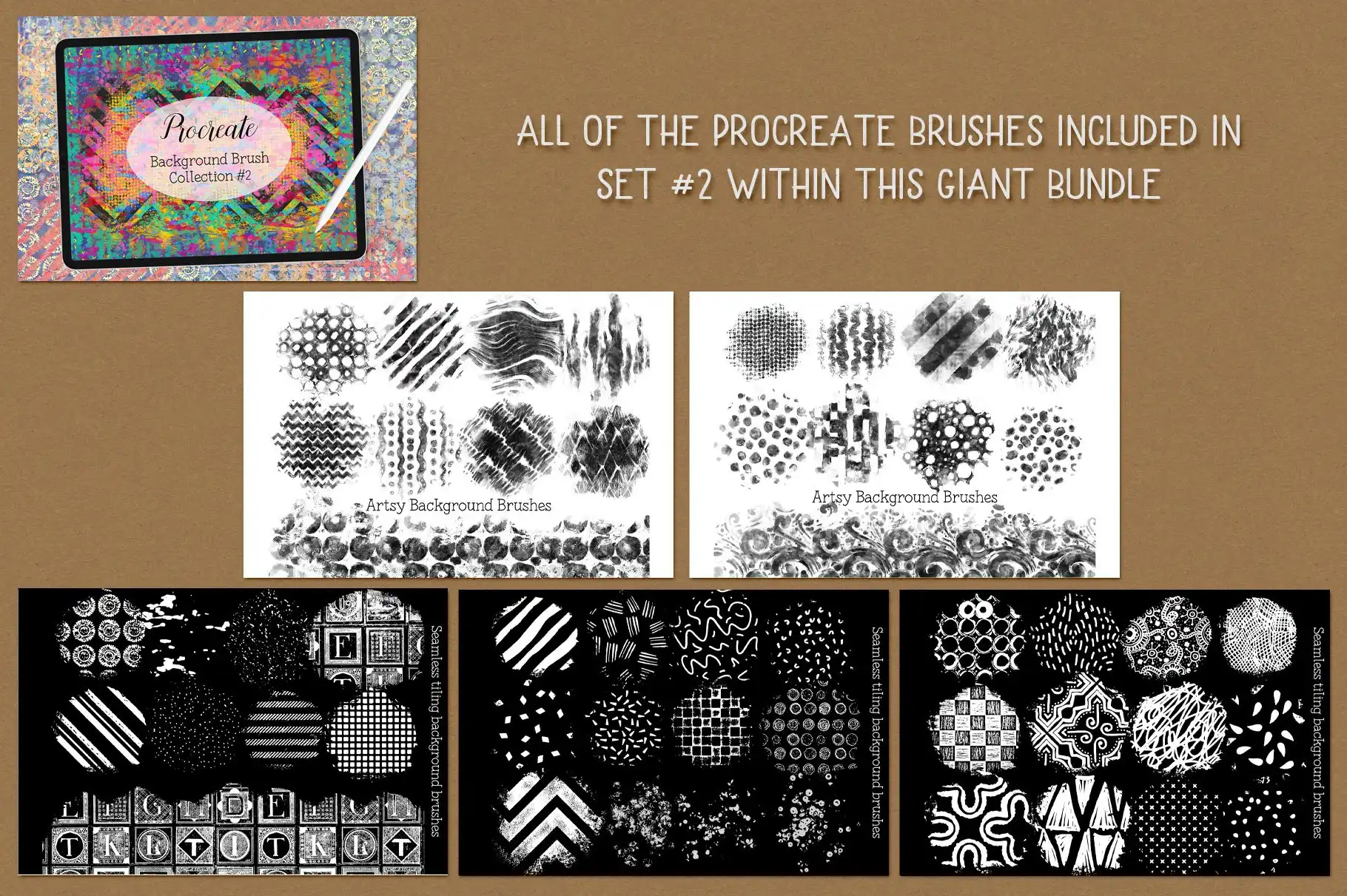 Procreate Background Brushes Big BUNDLE 3 procreate background brushes big bundle (3) 33507
