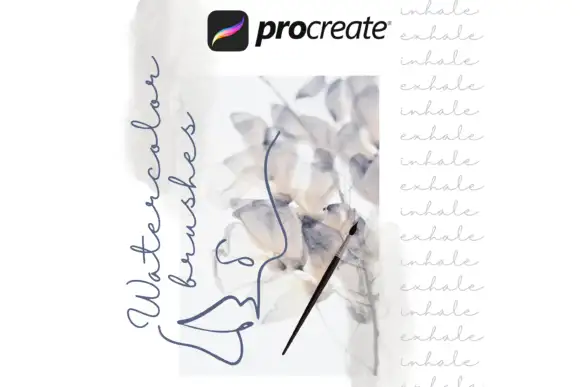 Procreate Beautiful Watercolor Brush Set