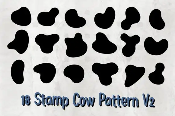 Procreate Brush Stamp Cow Pattern V2 6 procreate brush stamp cow pattern v2 graphics 10655349 2 580x386 10654