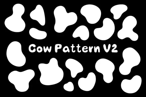 Procreate Brush Stamp Cow Pattern V2 4 procreate brush stamp cow pattern v2 graphics 10655349 4 580x386 10656