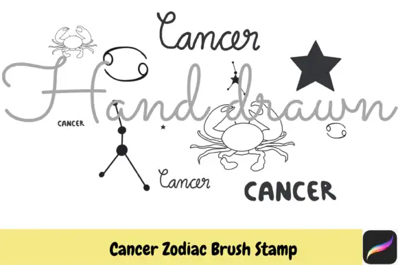 Procreate Brush Stamps Cancer Zodiac 4 procreate brush stamps cancer zodiac 1 18323