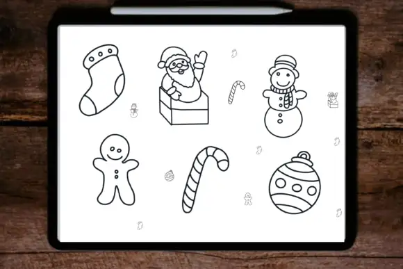 Procreate Brush Stamps Christmas Ipad 3 procreate brush stamps christmas ipad 2 18463