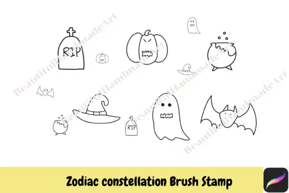 Procreate Brush Stamps Halloween Ipad 3 procreate brush stamps halloween ipad 18131