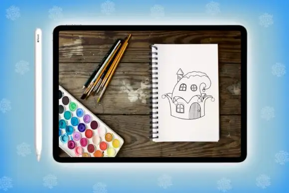 Procreate Build Christmas House Brushes 4 procreate build christmas house brushes graphics 20162180 5 580x387 24205