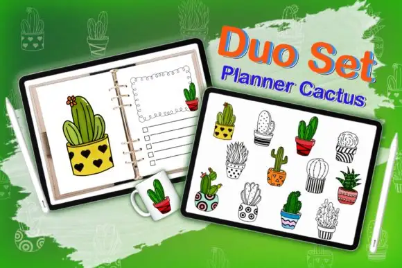 Procreate Cactus Template Planner Brush 3 procreate cactus template planner brush graphics 14942639 2 580x387 25437