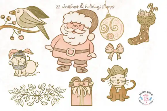 Procreate Christmas Stamps 3 procreate christmas stamps graphics 18114652 1 580x387 30677