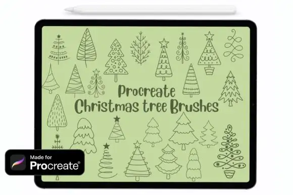 Procreate Christmas Tree Brushes