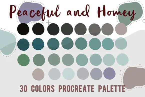 Procreate Color Palette Peaceful Homey