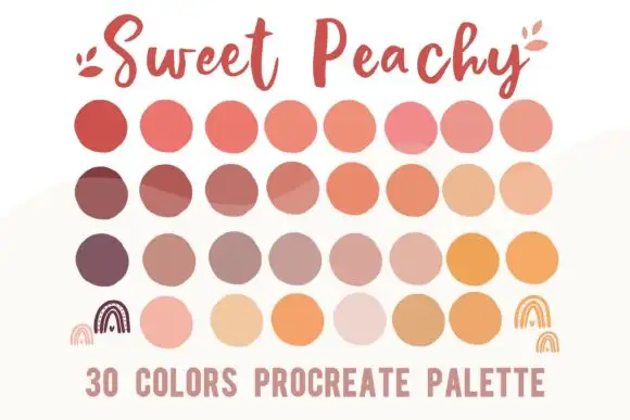Procreate Color Palette Sweet Peachy