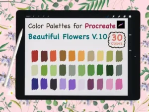 procreate color palettebeautyflowerv10 graphics 7503863 1 1 580x387 34007